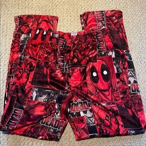 Men’s Marvel Red Deadpool Graphic Pants. Size small. New with tags.